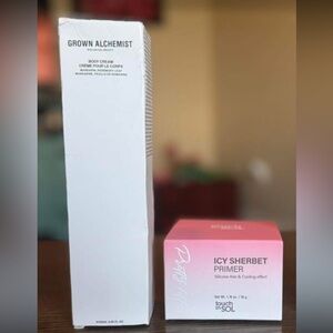Grown Alchemist Body Cream and Touch in Sol Icy Sherbet Primer Set